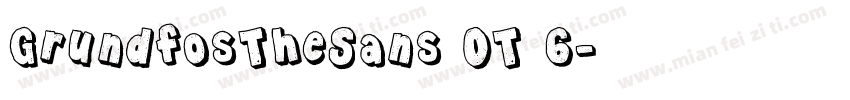GrundfosTheSans OT 6字体转换